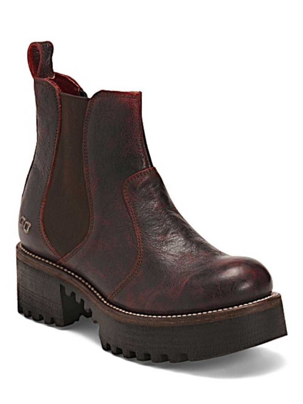 BED/STU Valda Hi Booties -Red/Black-